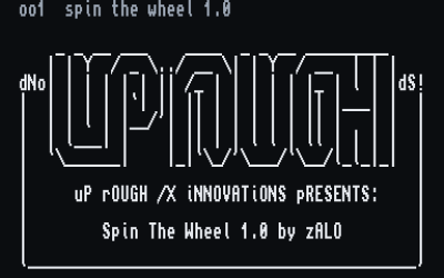 /X oo1: Spin The Wheel 1.0
